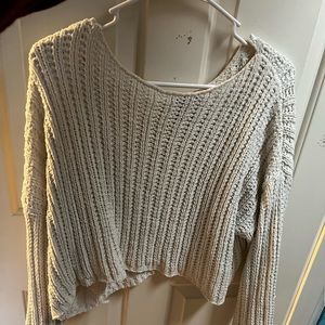 Cropped sweater